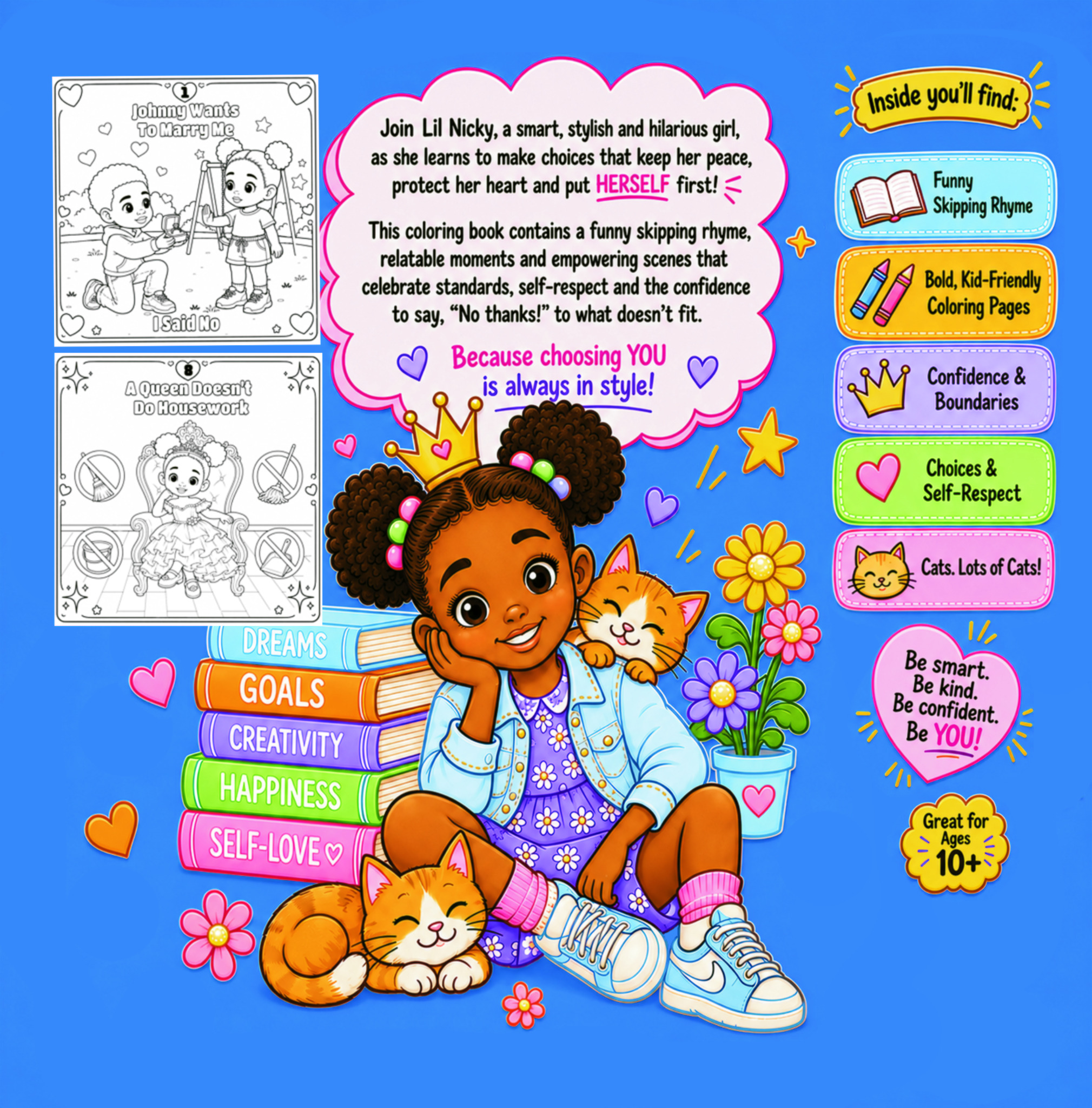 Back cover of I Choose Me!
